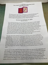 Load image into Gallery viewer, Purple Scapular for Protection in the Times of Chastisement