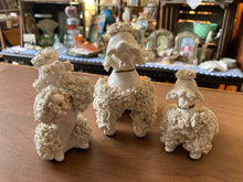 Load image into Gallery viewer, Trio of spaghetti poodle figurines - vintage