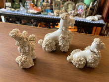 Load image into Gallery viewer, Trio of spaghetti poodle figurines - vintage