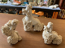 Load image into Gallery viewer, Trio of spaghetti poodle figurines - vintage