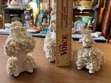 Load image into Gallery viewer, Trio of spaghetti poodle figurines - vintage