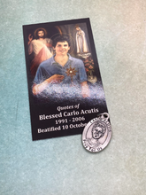 Load image into Gallery viewer, Bl. Carlo Acutis (1991-2006) holy medal