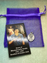 Load image into Gallery viewer, Bl. Carlo Acutis (1991-2006) holy medal