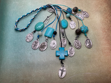 Load image into Gallery viewer, The Chosen home door blessing cord aka catholic door hanger