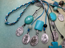 Load image into Gallery viewer, The Chosen home door blessing cord aka catholic door hanger