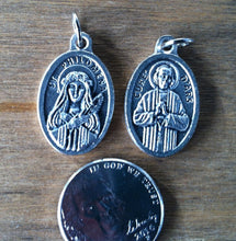 Load image into Gallery viewer, St. Philomena/Cure D'Ars holy medal