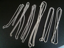 Load image into Gallery viewer, Holy Medal Chains - stainless steel, aluminum, curb link and ball chain.