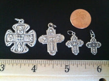 Load image into Gallery viewer, 4-way cross necklace.