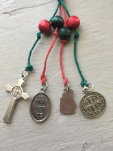 Load image into Gallery viewer, St. Benedict home or car blessing cord. Christmas ornament.