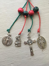 Load image into Gallery viewer, St. Benedict home or car blessing cord. Christmas ornament.