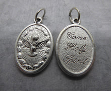 Load image into Gallery viewer, Holy Spirit silver oxide holy medal