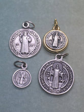 Load image into Gallery viewer, St. Benedict (c.480-547) Round holy medal - 4 sizes
