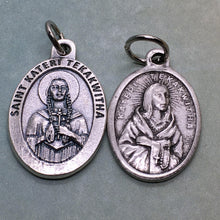 Load image into Gallery viewer, St. Kateri Tekakwitha (1656-1680) holy medal