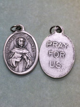 Load image into Gallery viewer, St. Thomas Aquinas, Angelic Doctor, Dumb Ox holy medal - Catholic saint - patron of book sellers, universities, students, learning, chastity