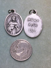 Load image into Gallery viewer, St. Thomas Aquinas, Angelic Doctor, Dumb Ox holy medal - Catholic saint - patron of book sellers, universities, students, learning, chastity