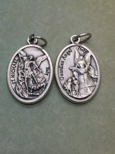 Load image into Gallery viewer, St. Michael the Archangel/Guardian Angel (eternal) holy medal