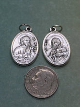 Load image into Gallery viewer, Sts. Peter & Paul holy medal - Catholic Saints and Apostles - patrons of evangelists, authors, public relations, bridge builders, fishermen
