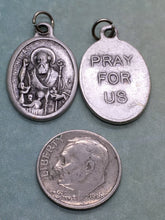 Load image into Gallery viewer, St. Nicholas of Myra aka Santa Claus holy medal - Catholic saint - patron of brides, children, happy marriages, lovers, newlyweds, pilgrims