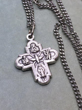Load image into Gallery viewer, 4-way cross necklace.