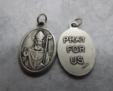 Load image into Gallery viewer, St. Kevin of Glendalough (c.498-618) holy medal