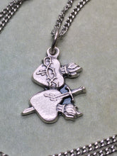 Load image into Gallery viewer, Sacred Heart and Immaculate Heart charm necklace