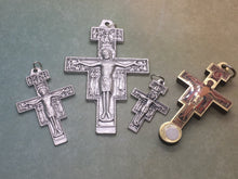 Load image into Gallery viewer, San Damiano Crucifix pendants - various sizes