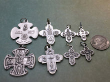 Load image into Gallery viewer, 4-way cross necklace.