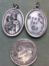 Load image into Gallery viewer, Sts. Peter & Paul holy medal - Catholic Saints and Apostles - patrons of evangelists, authors, public relations, bridge builders, fishermen