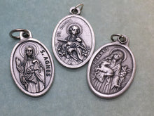 Load image into Gallery viewer, St. Agnes of Rome (died c. 300) holy medal