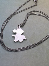 Load image into Gallery viewer, Sacred Heart and Immaculate Heart charm necklace