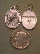 Load image into Gallery viewer, St. Blaise silver oxide holy medal - 3 styles