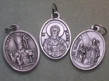 Load image into Gallery viewer, St. Blaise silver oxide holy medal - 3 styles