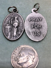 Load image into Gallery viewer, St. Benedict of Nursia (c.480-547) oval holy medal, 3 styles