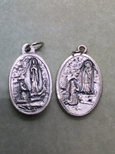 Load image into Gallery viewer, St. Bernadette (1844-1879) & Our Lady of Lourdes holy medal