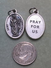 Load image into Gallery viewer, St. Apollonia silver oxide holy medal