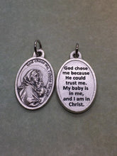 Load image into Gallery viewer, Madonna and Child Pro-life holy medal. God chose me, I chose life.