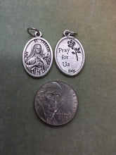 Load image into Gallery viewer, St. Therese of Lisieux (1873-1897), Little Flower holy medal