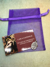 Load image into Gallery viewer, I am a Catholic gift set - in case of emergency contact a priest