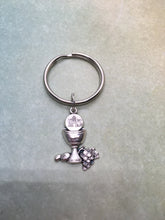 Load image into Gallery viewer, Eucharist key ring, car blessing