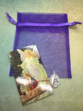 Load image into Gallery viewer, Guardian Angel Prayer Card and Holy Medal Gift Set