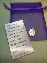 Load image into Gallery viewer, Guardian Angel Prayer Card and Holy Medal Gift Set