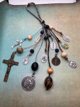 Load image into Gallery viewer, St. Benedict & St. Joseph door hanger, house blessing
