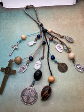Load image into Gallery viewer, St. Benedict & St. Joseph door hanger, house blessing