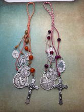 Load image into Gallery viewer, St. Benedict Protection from Evil Catholic Door Hanger. Assorted Colors.