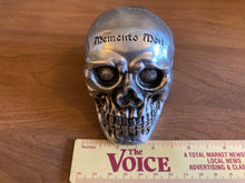 Load image into Gallery viewer, memento mori decorative skull - new plastic head - remember your death/mortality
