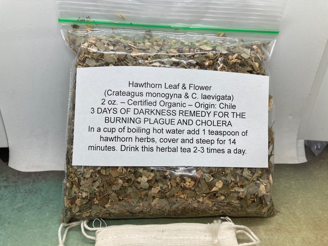 Organic Hawthorn Leaf & Flower for Herbal Tea