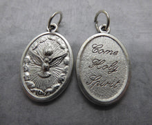 Load image into Gallery viewer, Holy Spirit silver oxide holy medal
