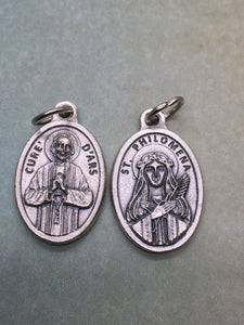 St. Philomena/Cure D'Ars holy medal