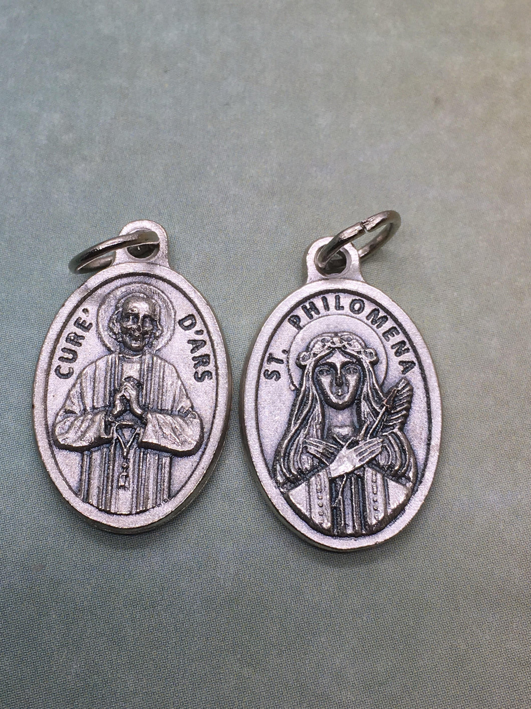 St. Philomena/Cure D'Ars holy medal