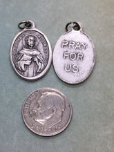 Load image into Gallery viewer, St. Thomas Aquinas, Angelic Doctor, Dumb Ox holy medal - Catholic saint - patron of book sellers, universities, students, learning, chastity
